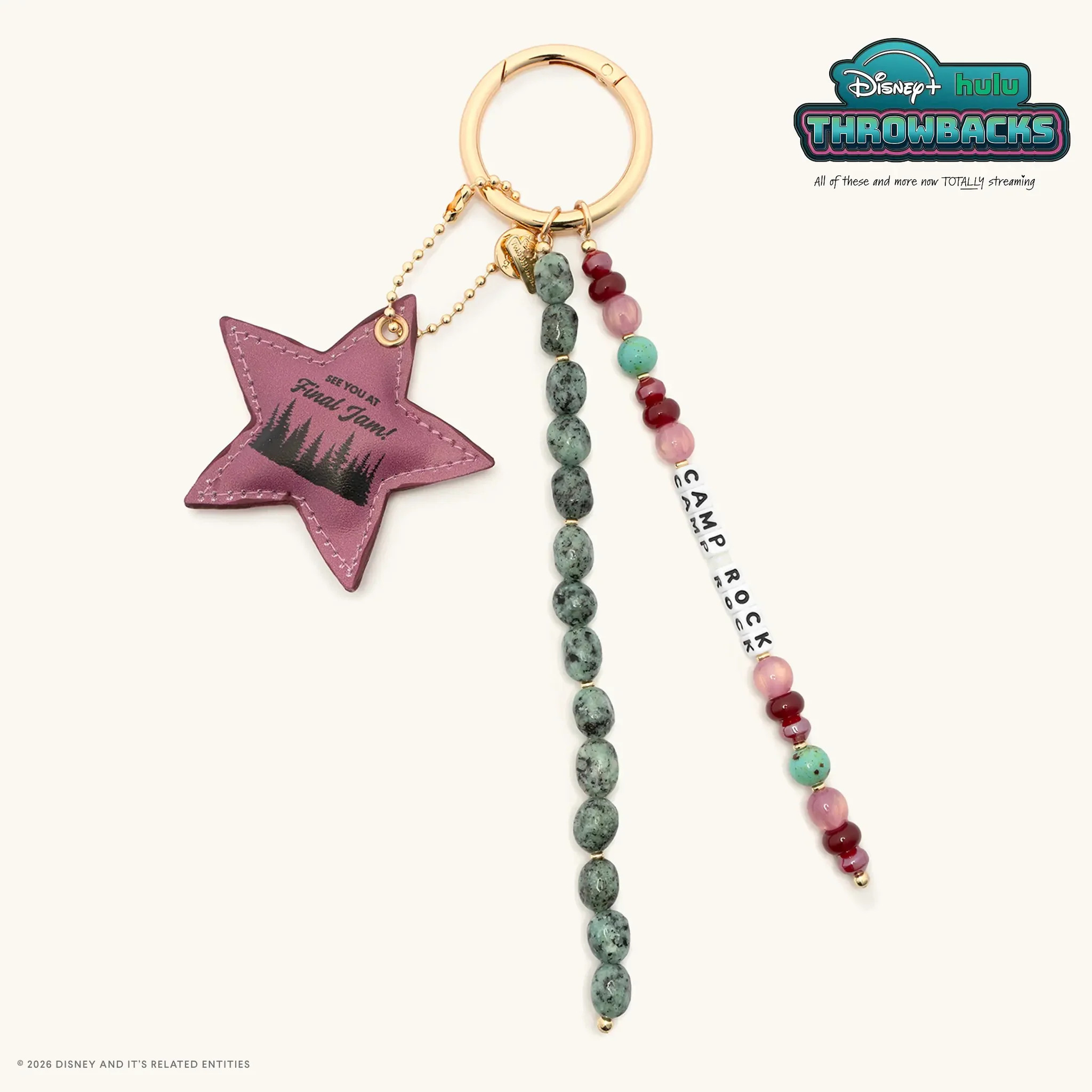 Camp Rock Bag Charm- Disney+ Hulu Throwbacks | Little Words Project