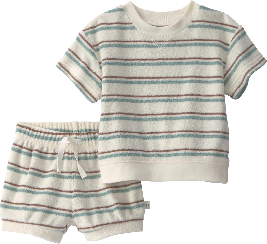 little planet by carter's Baby Boys' 2-piece Shorts Set Made With Organic Cotton | Amazon (US)