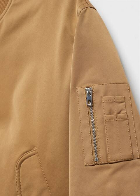 Oversized bomber jacket | MANGO (US)
