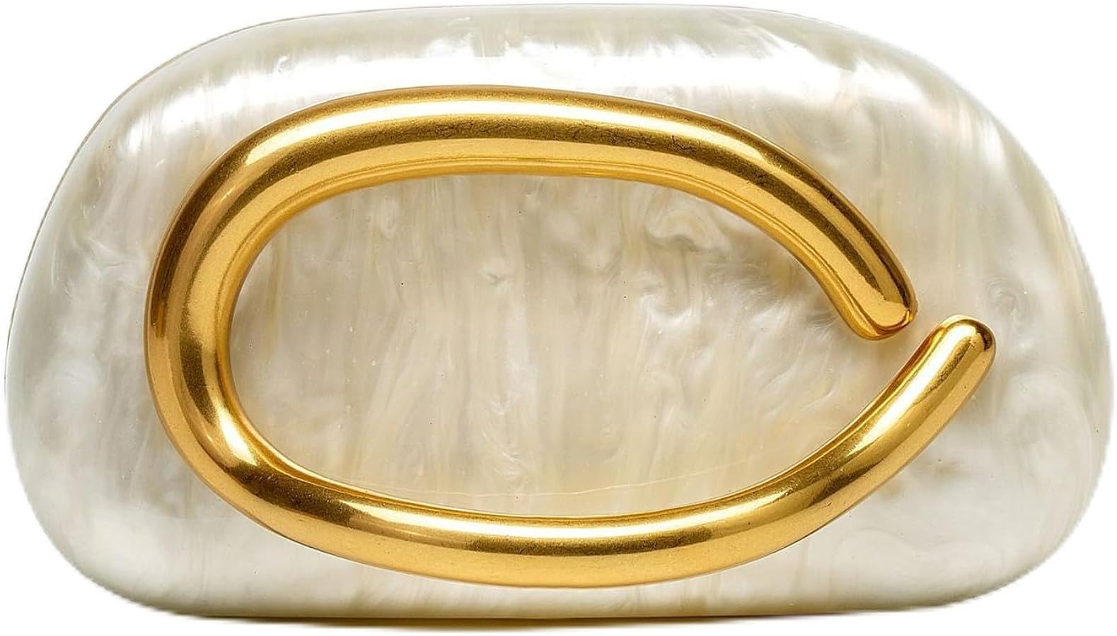 Gold Clutch Purses for Women Formal,Marble Acrylic Women's Evening Handbags Purse,Trendy Metal Ha... | Amazon (US)
