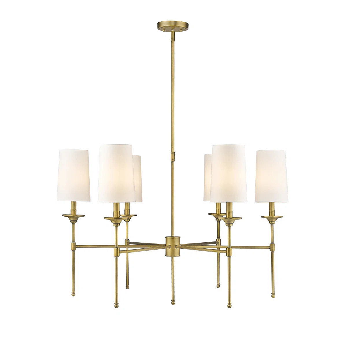 Hayse 6 - Light Dimmable Wagon Wheel Chandelier | Wayfair North America