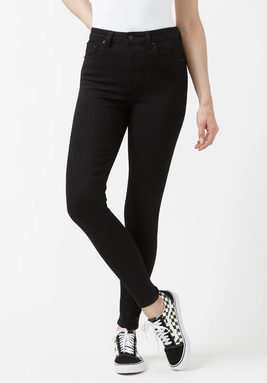 High Rise Skinny Skylar Women's Jeans, Black - BL15663 | Buffalo David Bitton