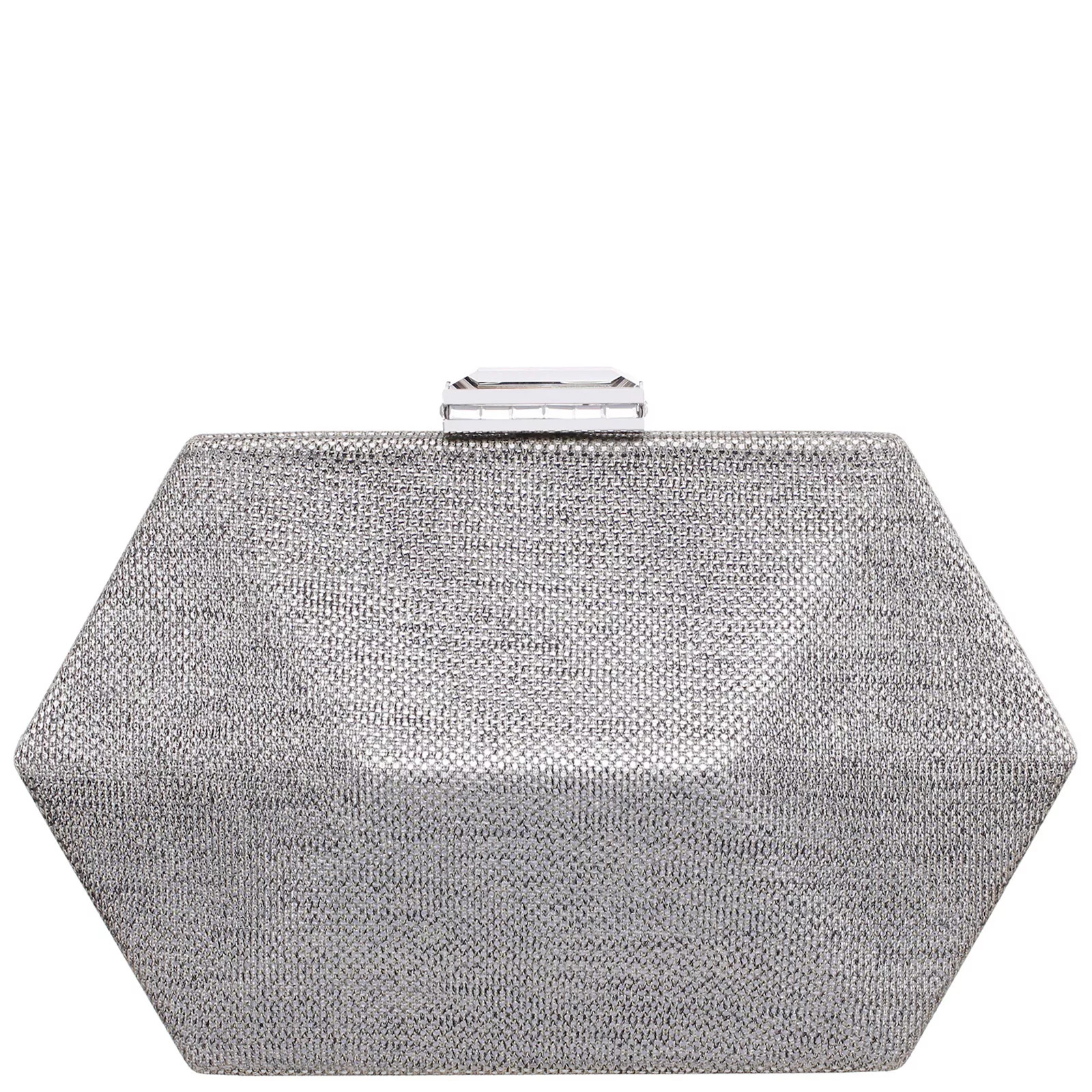 N by Nina M-Nichole Clutch, Dark Silver | Kohl's