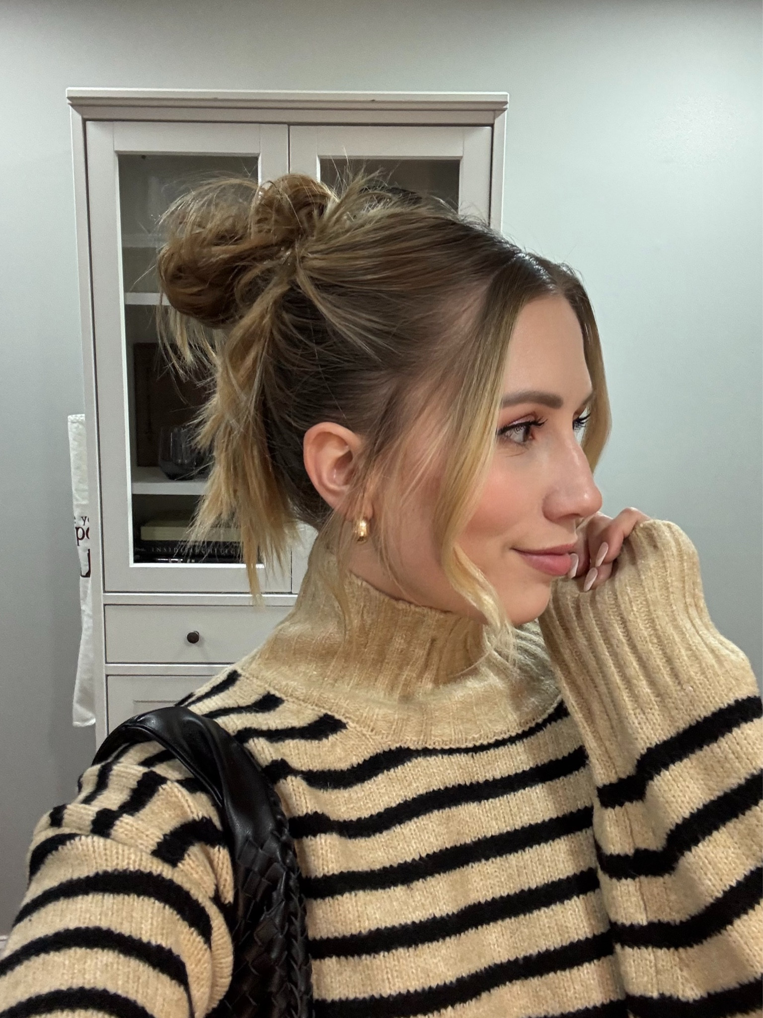 Size large in this target sweater for an oversized look! Linked similar bags mine is from tj maxx a few months ago. Leather boots are thrifted 

Braided Bottega Veneta bag dupe 

Target finds 

#LTKFindsUnder50 #LTKSeasonal #LTKWorkwear