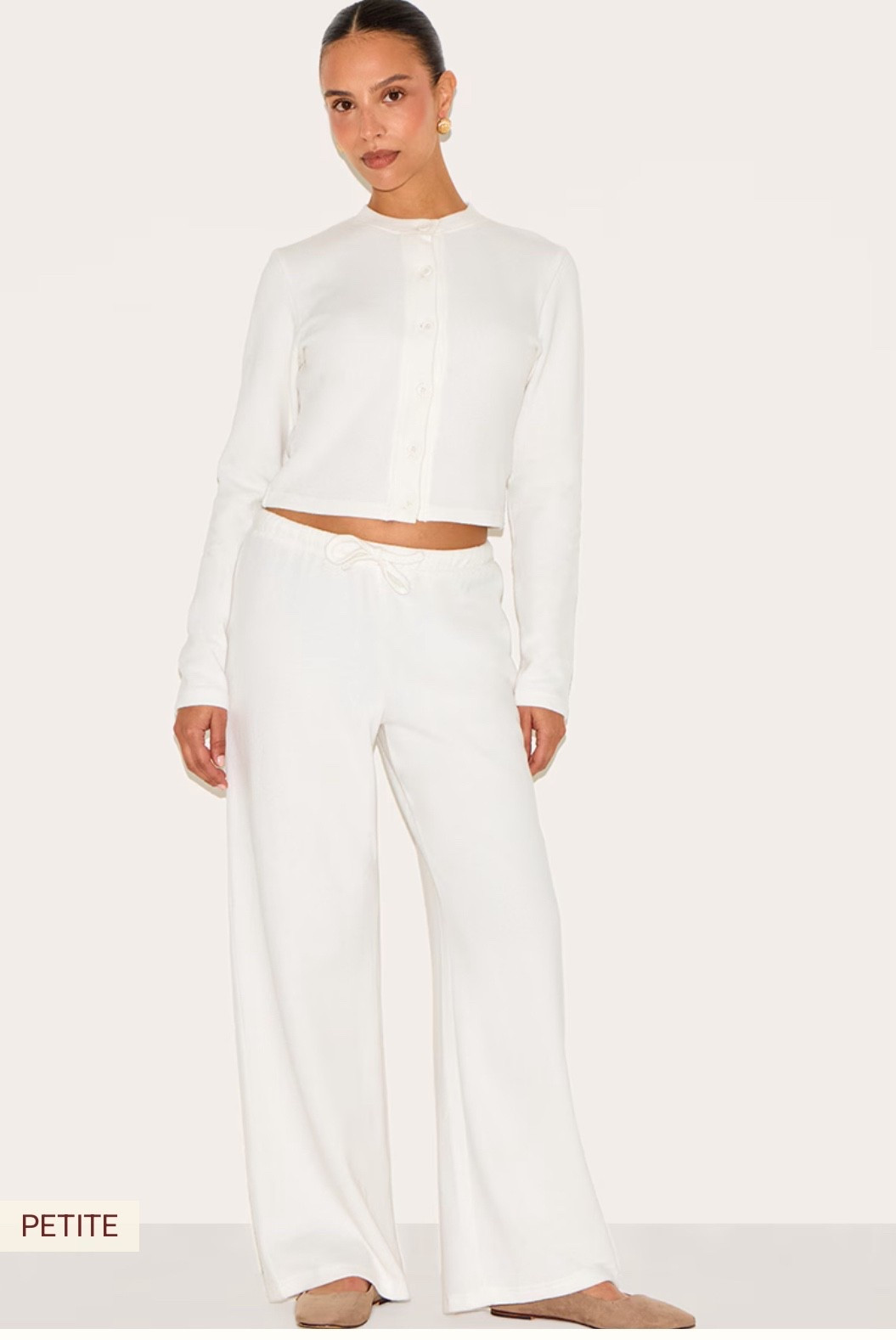 Petite button up sweater and sweatpants 

#LTKHoliday #LTKootd #LTKdayinmylife