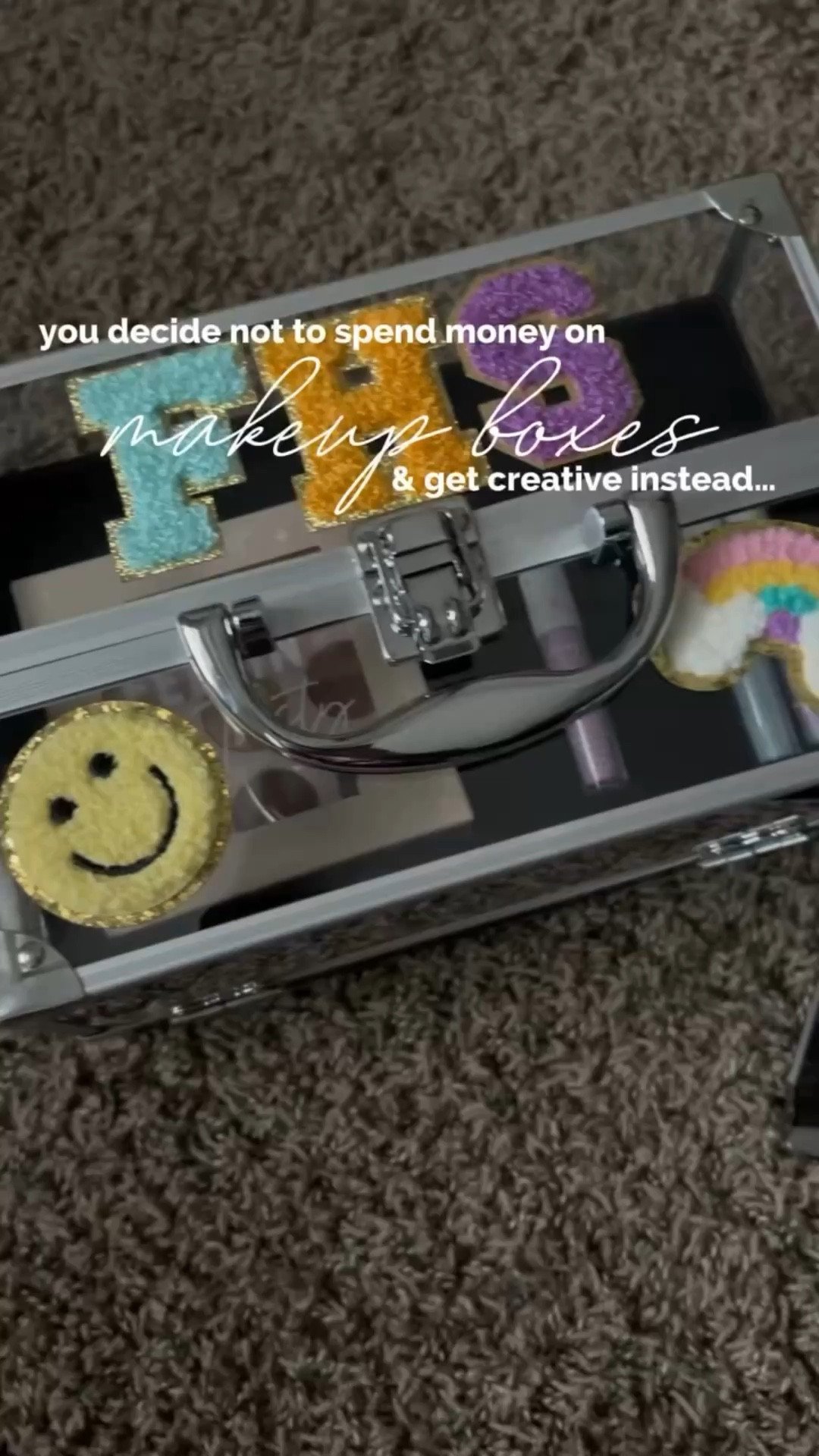 save the money & get crafty mama

dig out those old craft goodies 🧵🧶 you said you were gonna use years ago, but never did & snag a cheap box from the dollar store💲— drop MAKEUP in the 💬’s and I’ll share you some cute budget friendly boxes I found if you need some ideas 😉 

these took me maybe 30 minutes to throw together, and I filled them with all the makeup they already have 💄💋 — who needs anything new🤷🏼‍♀️ 
_____________________________

#makeupbox #budgetingtips #budgetmom #easydiy #busymom

#LTKBeauty #LTKKids #LTKmomlife