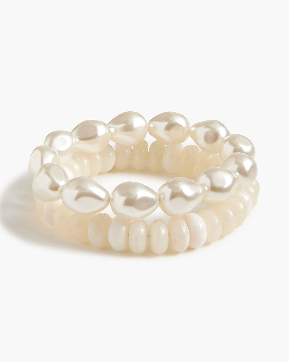 Pearl and beaded bracelets set | J.Crew Factory