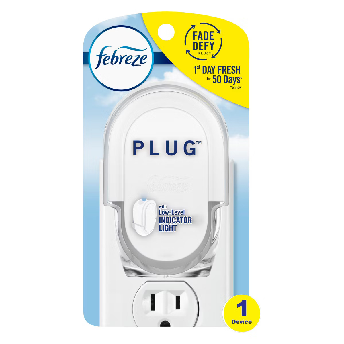 Febreze Odor-Fighting Fade Defy Plug Air Freshener - Warmer Device | Target