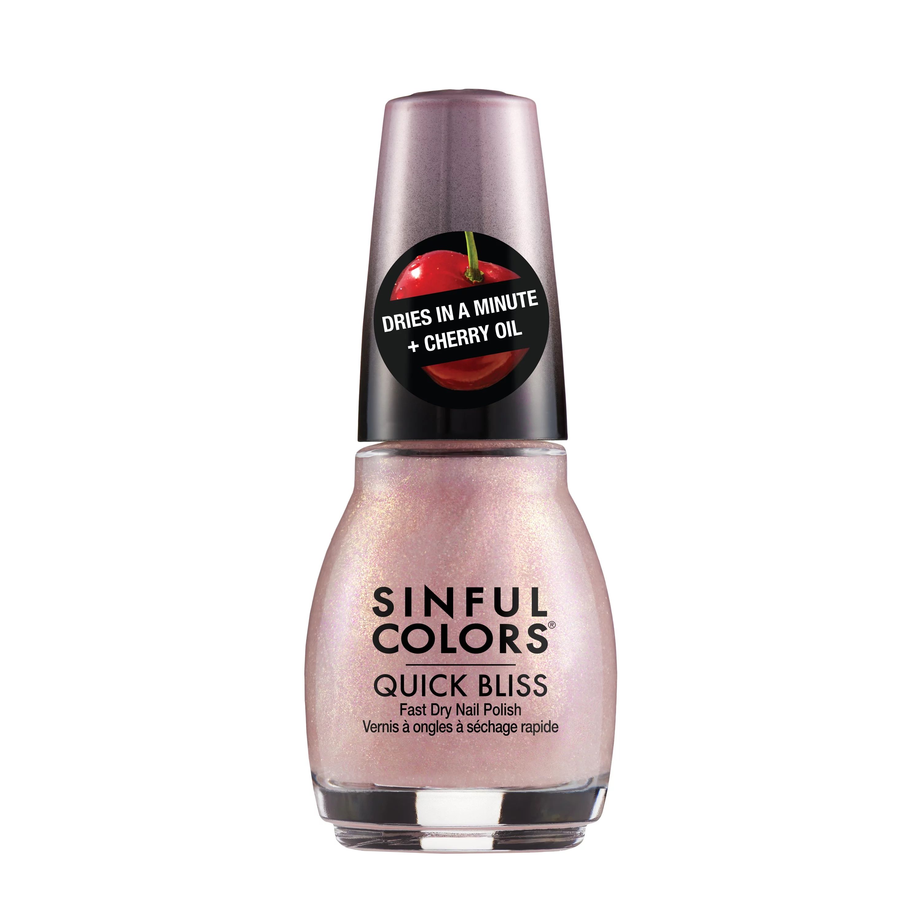 Quick Bliss - Fast & Fierce Collection Nail Polish, 2671 Ice Ice Cherry, 0.5 oz | Walmart (US)