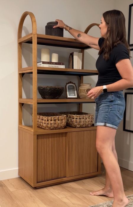 Refreshed this corner of our basement with the cutest bookshelf I found on @walmart! Affordable and great quality. I linked my accessories too! #walmartpartner #walmarthome

#LTKStyleTip #LTKHome #LTKFindsUnder50