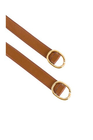 Maeve Mini Belt in Cuoio & Gold | Revolve Clothing (Global)