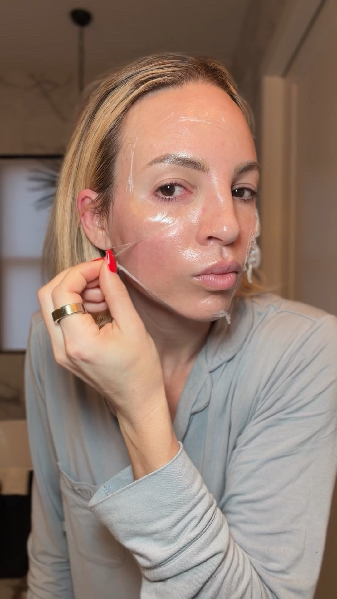 I use this mask whenever I want to wake up with the glorious skin. Also linked other products that I use to achieve that glassy glow skin. ￼

#LTKselfcare #LTKBeauty #LTKOver40