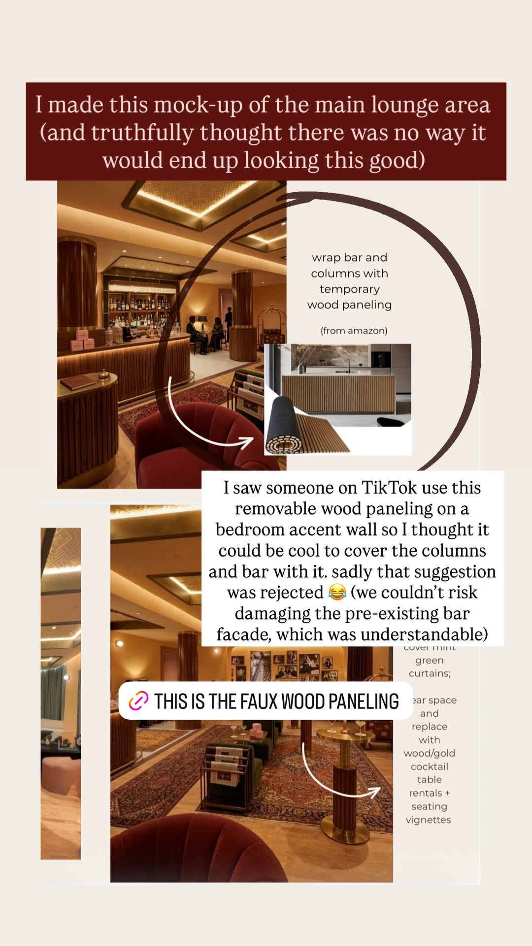 Removable wood paneling! 

 #LTKHome