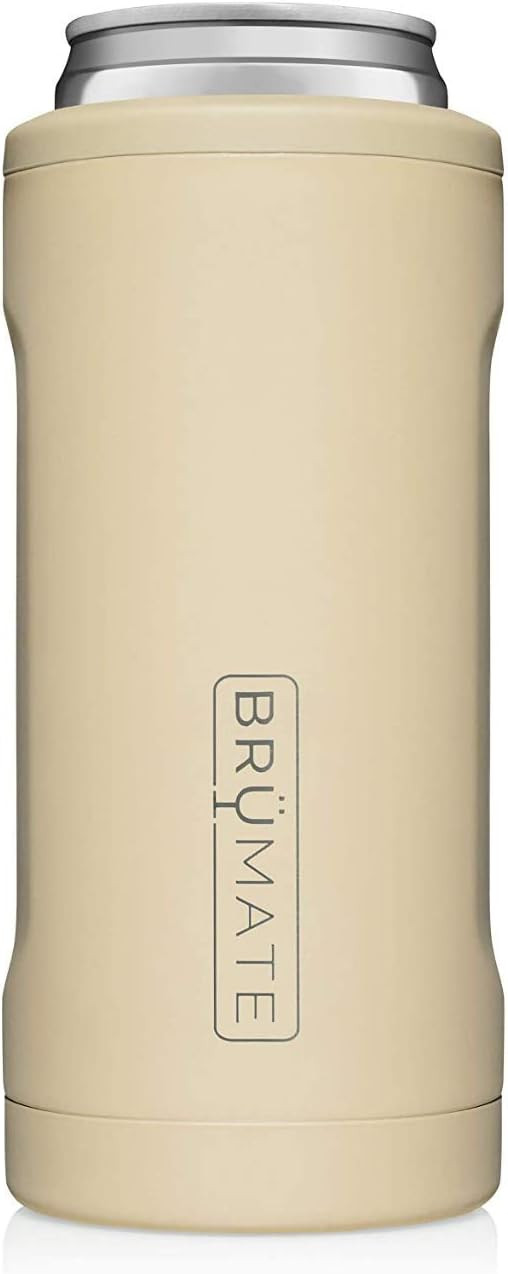 BrüMate Hopsulator Slim Double-Walled Stainless Steel Insulated Can Cooler for 12 Oz Slim Cans (... | Amazon (US)