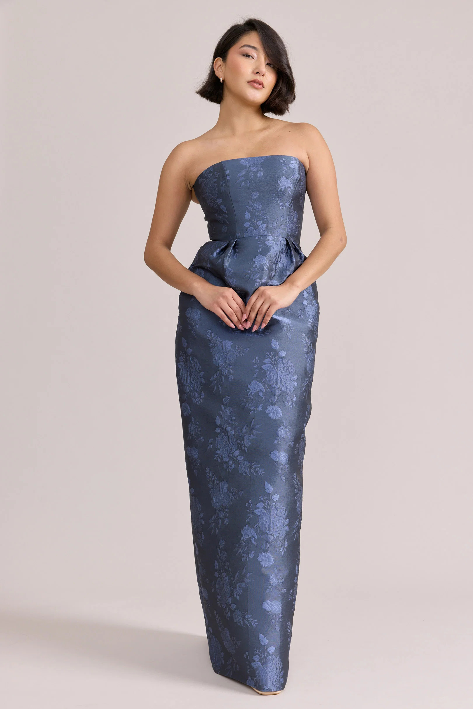 Adrienne Jacquard Dress | Revelry