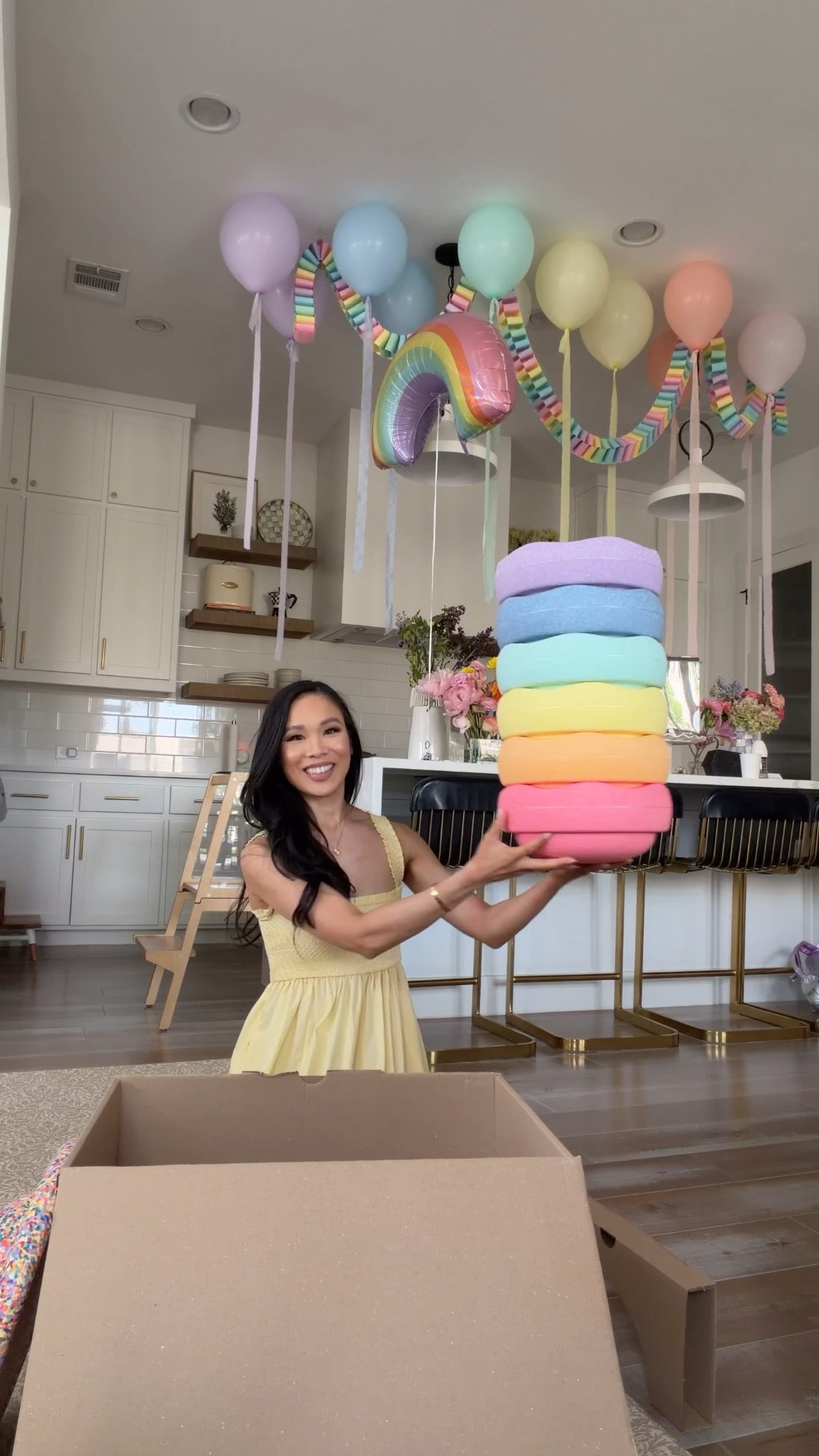 Stacker stepping stone set that is great for a toddler birthday gift! Helps with balance, can be used as a bowl to carry, a step stool and more 

#LTKKids #LTKBaby