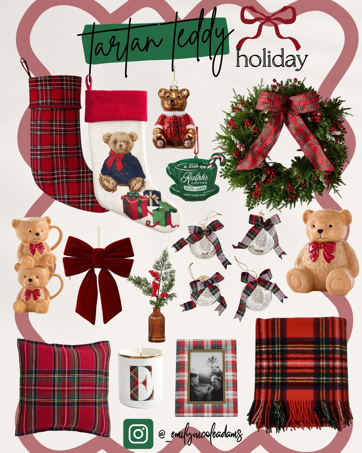 Tartan Teddy Holiday Decor❤️ tartan decor, tartan holiday, holiday decor, holiday favorites, home decor, seasonal decor, seasonal homes, seasonal favorites, holiday decor, Ralph Lauren holiday, Ralph Lauren decor, holiday favorites, classic Christmas, nostalgic Christmas 

#LTKStyleTip #LTKHoliday #LTKSeasonal