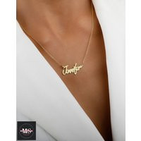 Gold Plated Name Necklace Custom - Name Necklace - Personalized Gift - Gift -Necklace Name - Jewelry | Etsy (US)