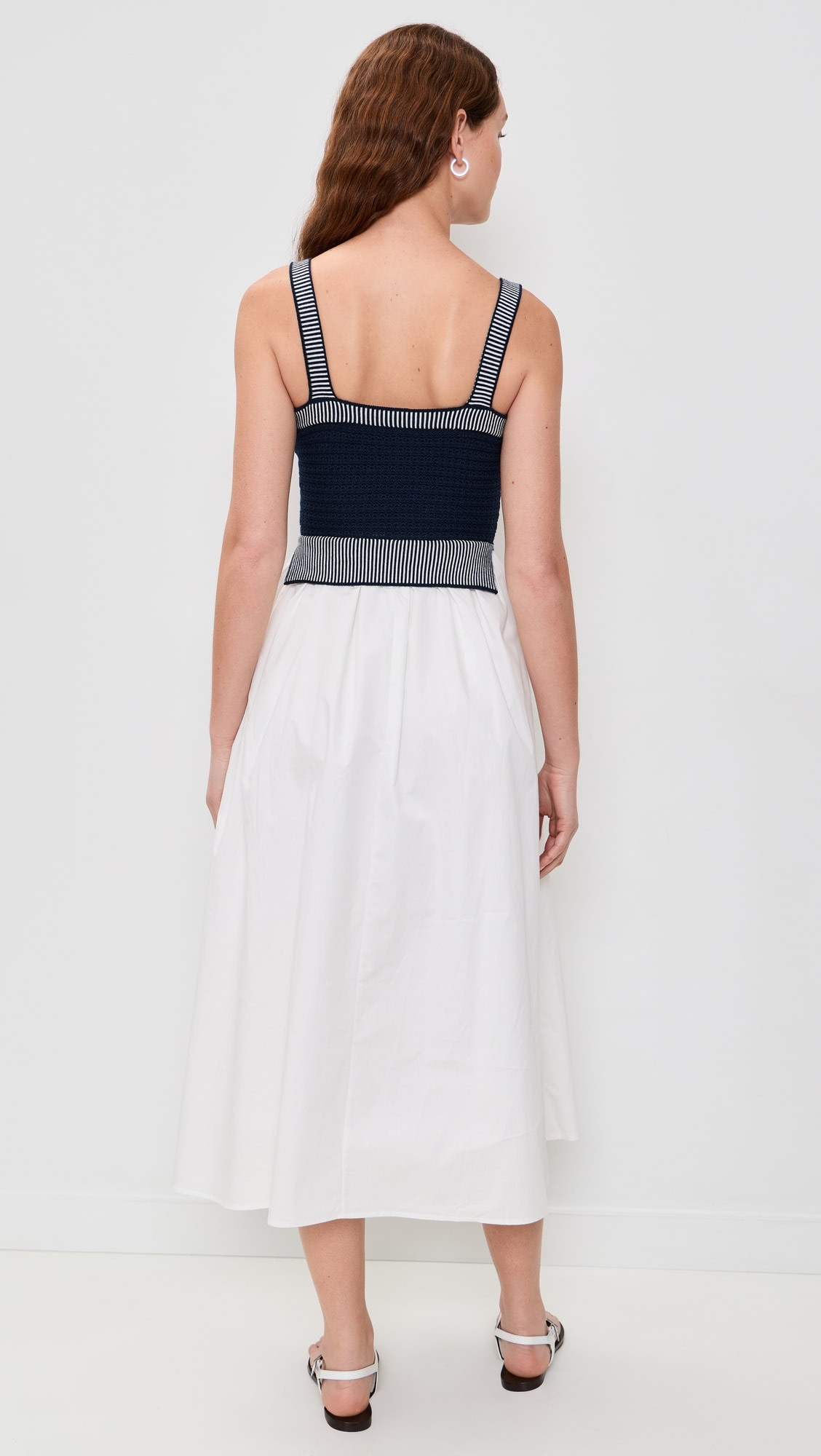 Mixed Media Knit Top Midi Dress | Shopbop