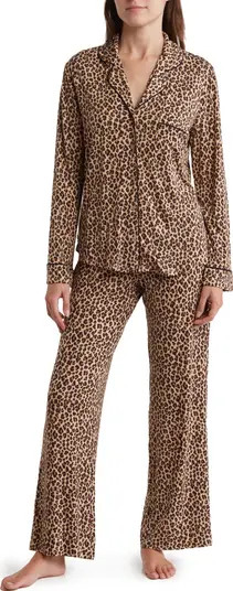 Tranquility Long Sleeve Shirt & Pants Two-Piece Pajama Set | Nordstrom Rack