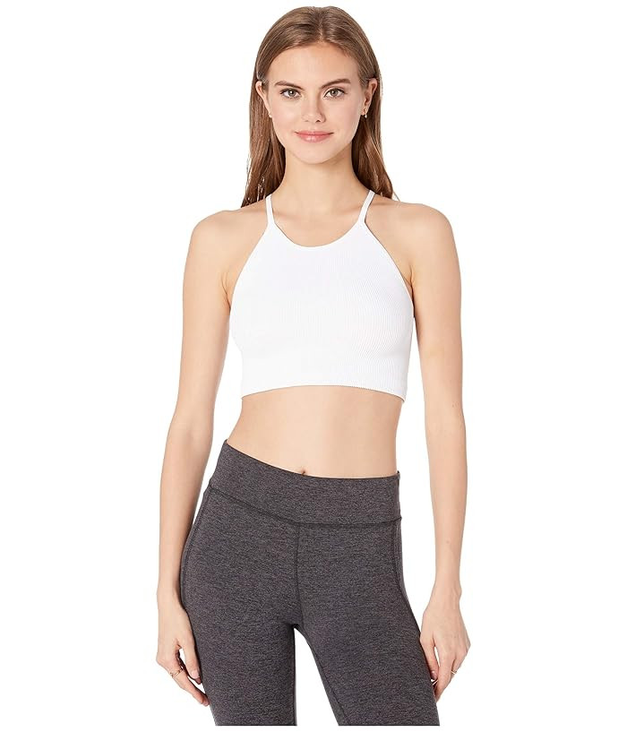 FP Movement Cropped Run Tank (White) Women's Sleeveless | Zappos