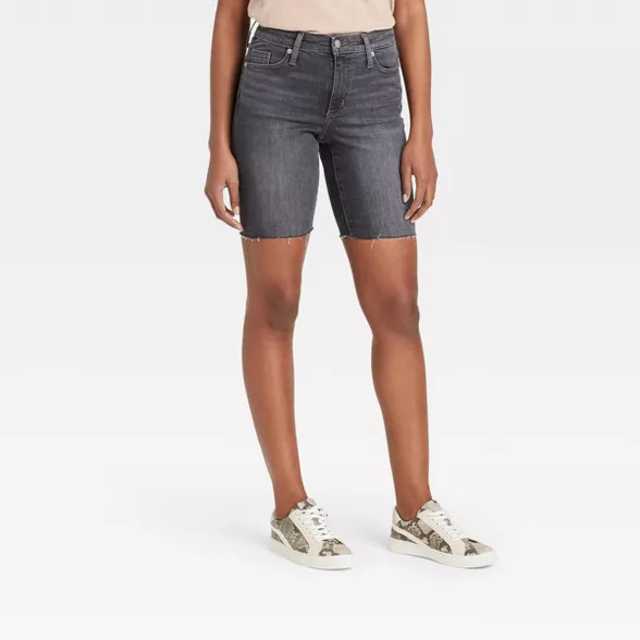 Women's High-Rise Bermuda Jean Shorts - Universal Thread™ | Target