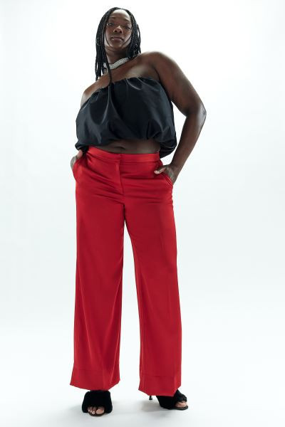 Wide-leg Satin Pants | H&M (US + CA)