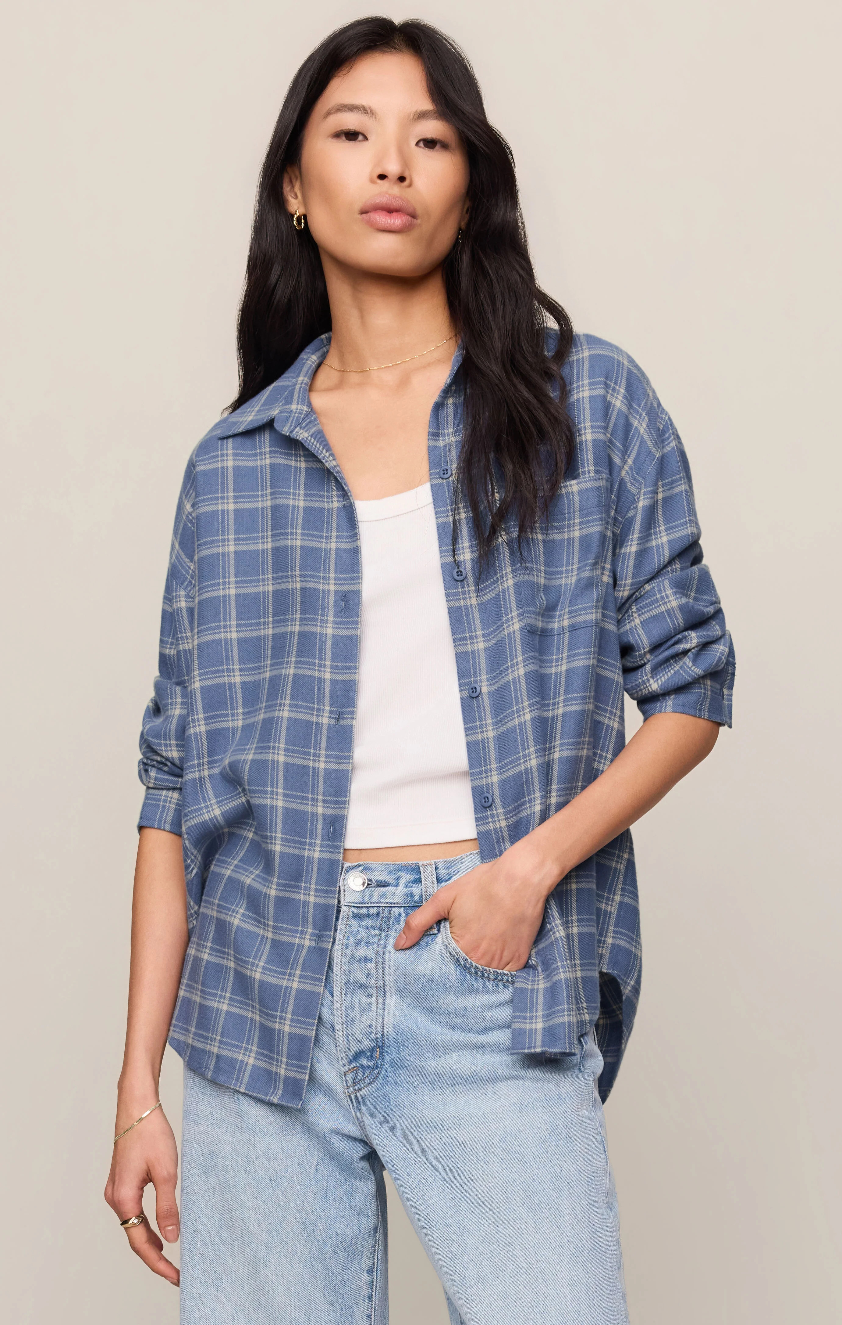 River Plaid Button Up - Emerald Cove / Medium | Z Supply