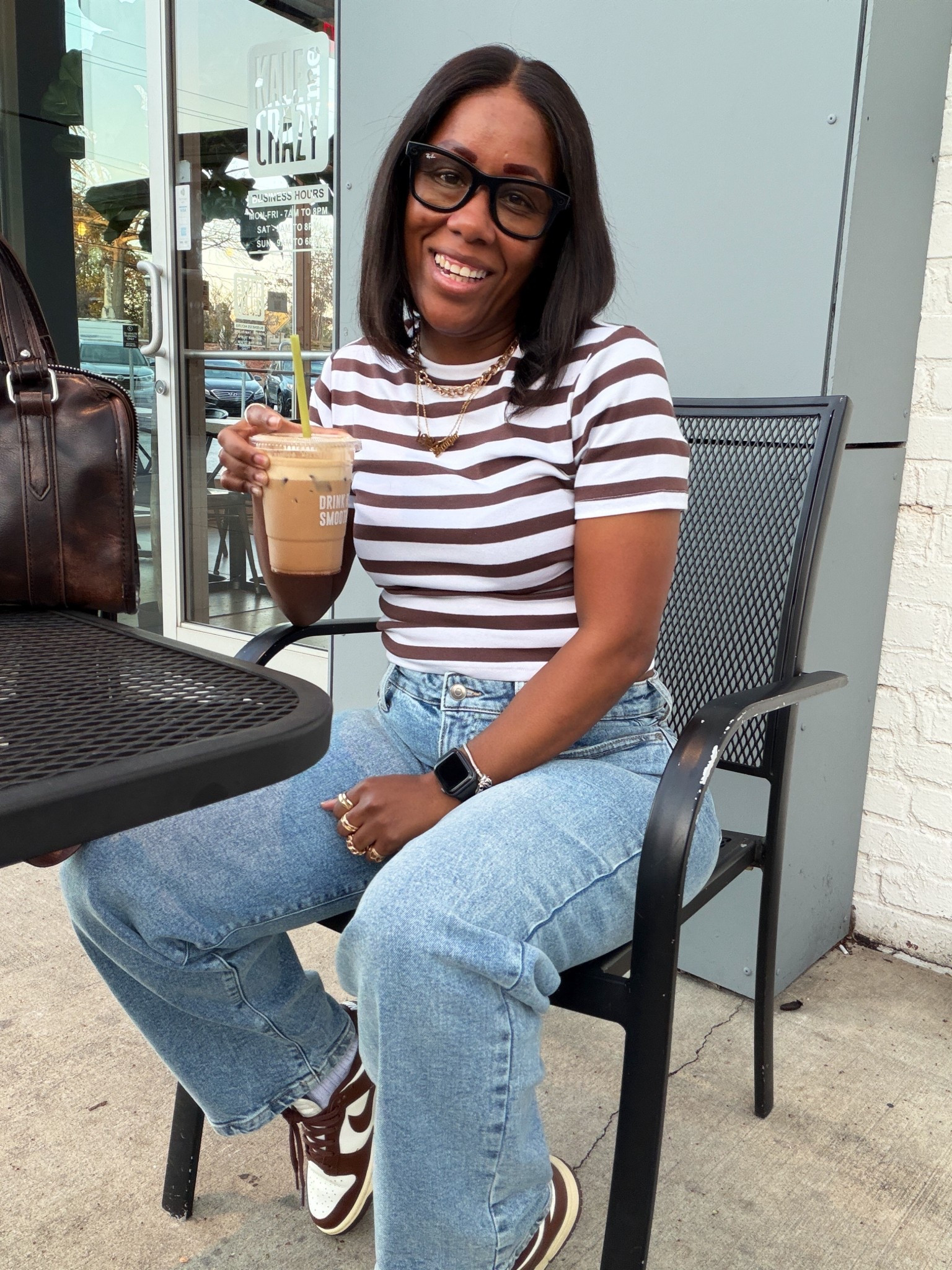 Coffee shop outfit of the day 

#LTKootd #LTKOver40 #LTKPetite