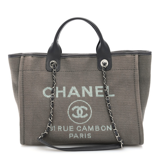 Mixed Fibers Small Deauville Tote Grey | FASHIONPHILE (US)