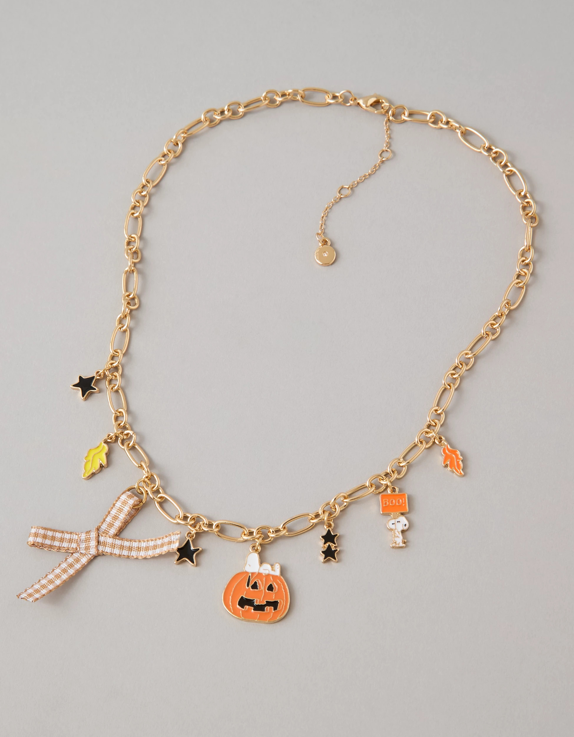 AE Snoopy Fall Charm Necklace | American Eagle Outfitters (US & CA)