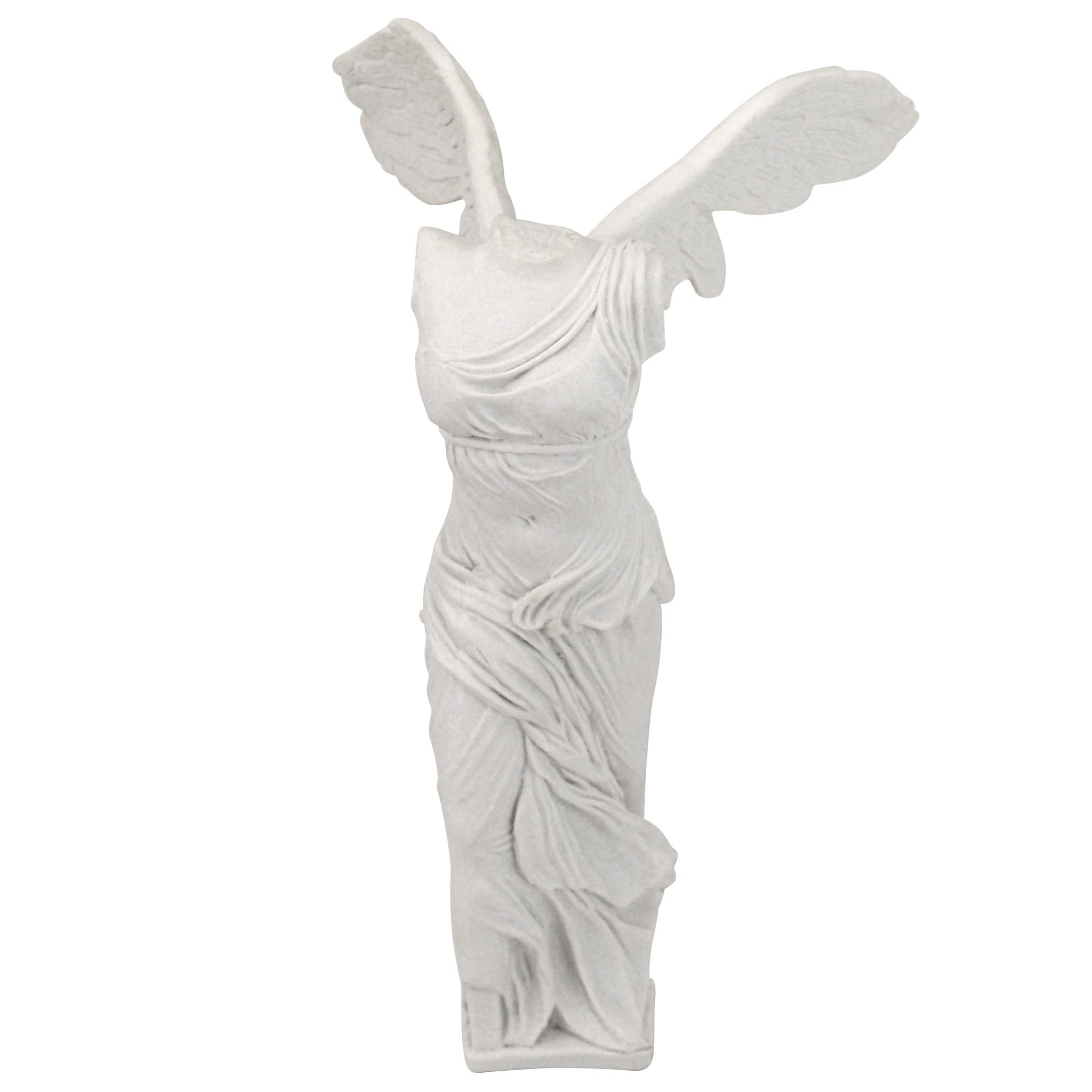 Design Toscano Nike of Samothrace Bonded Marble Statue, Desktop, White | Amazon (US)
