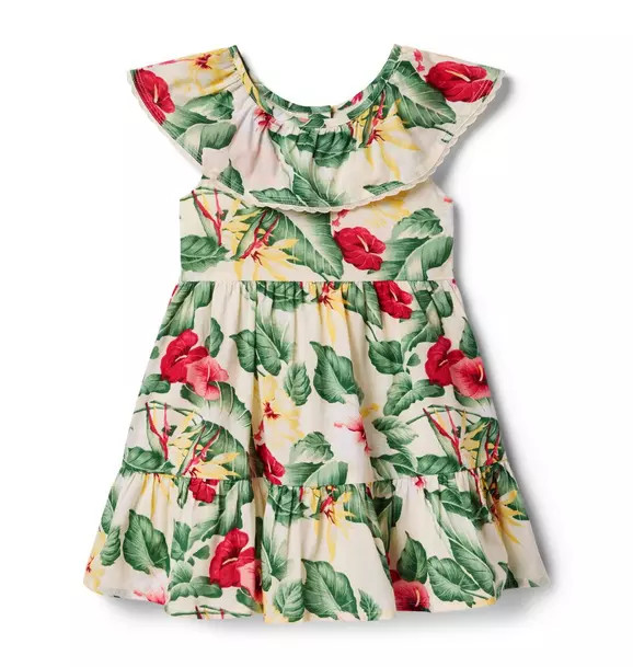 Tropical Floral Ruffle Dress | Janie and Jack