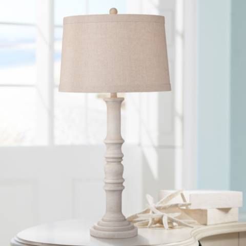 Augusta Antique White Table Lamp - #301E0 | Lamps Plus | Lamps Plus