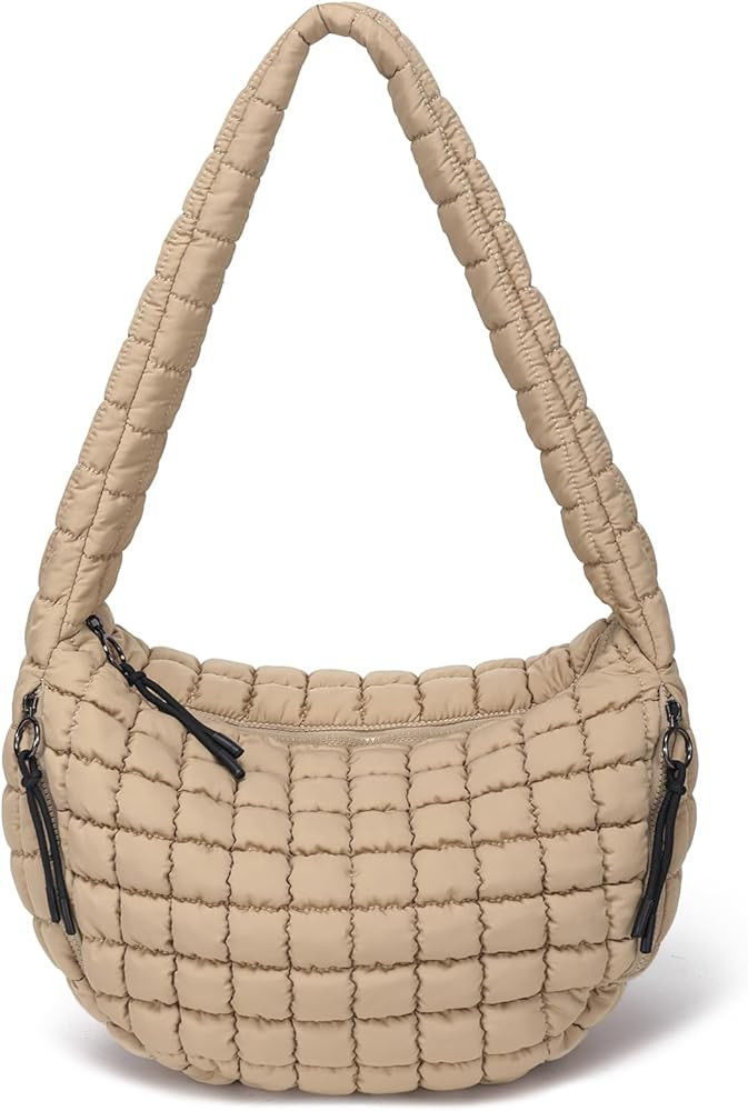CATMICOO Puffer Tote Bag Quilted Bag for Women | Amazon (US)