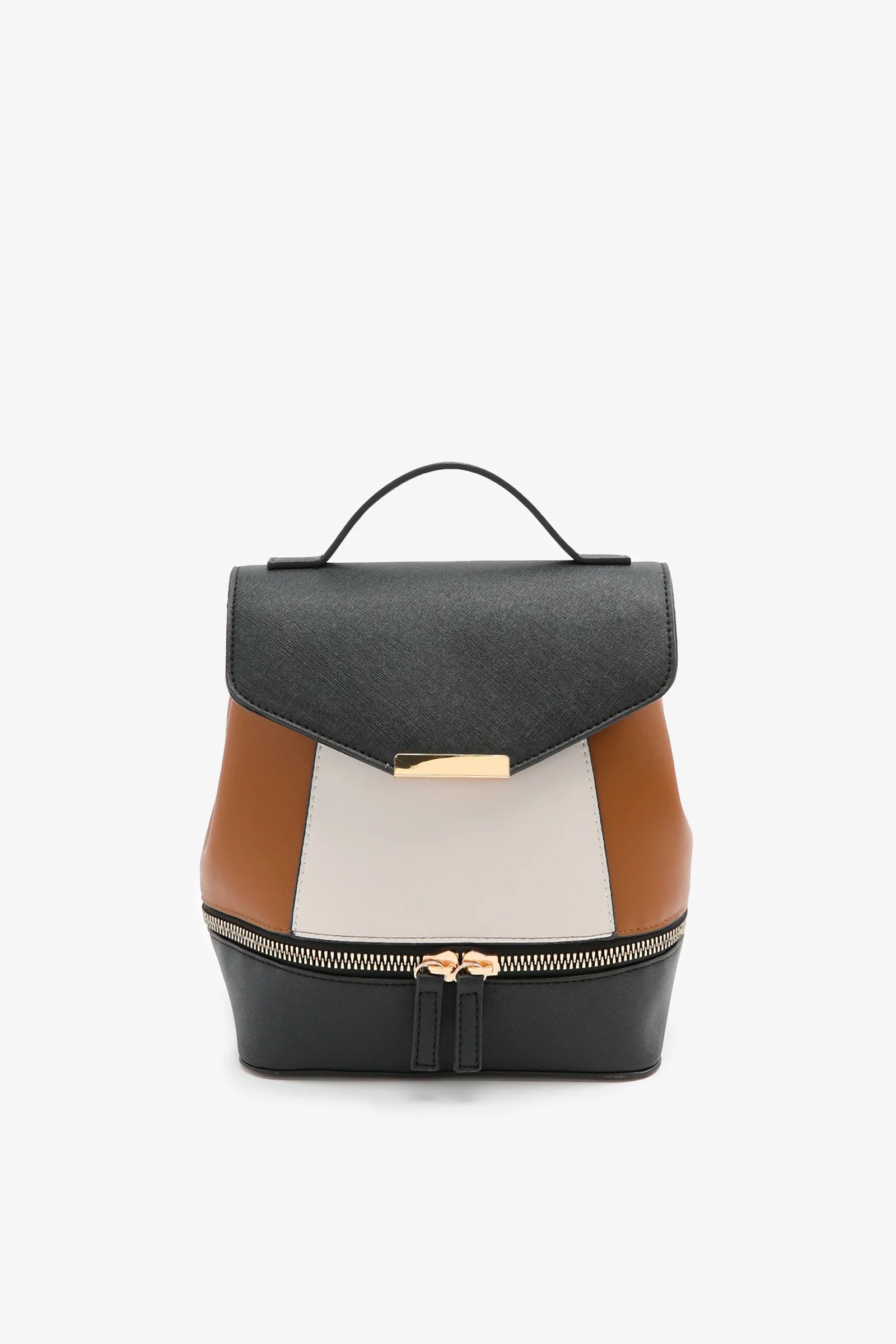 Color Block Flap Backpack | Ardene