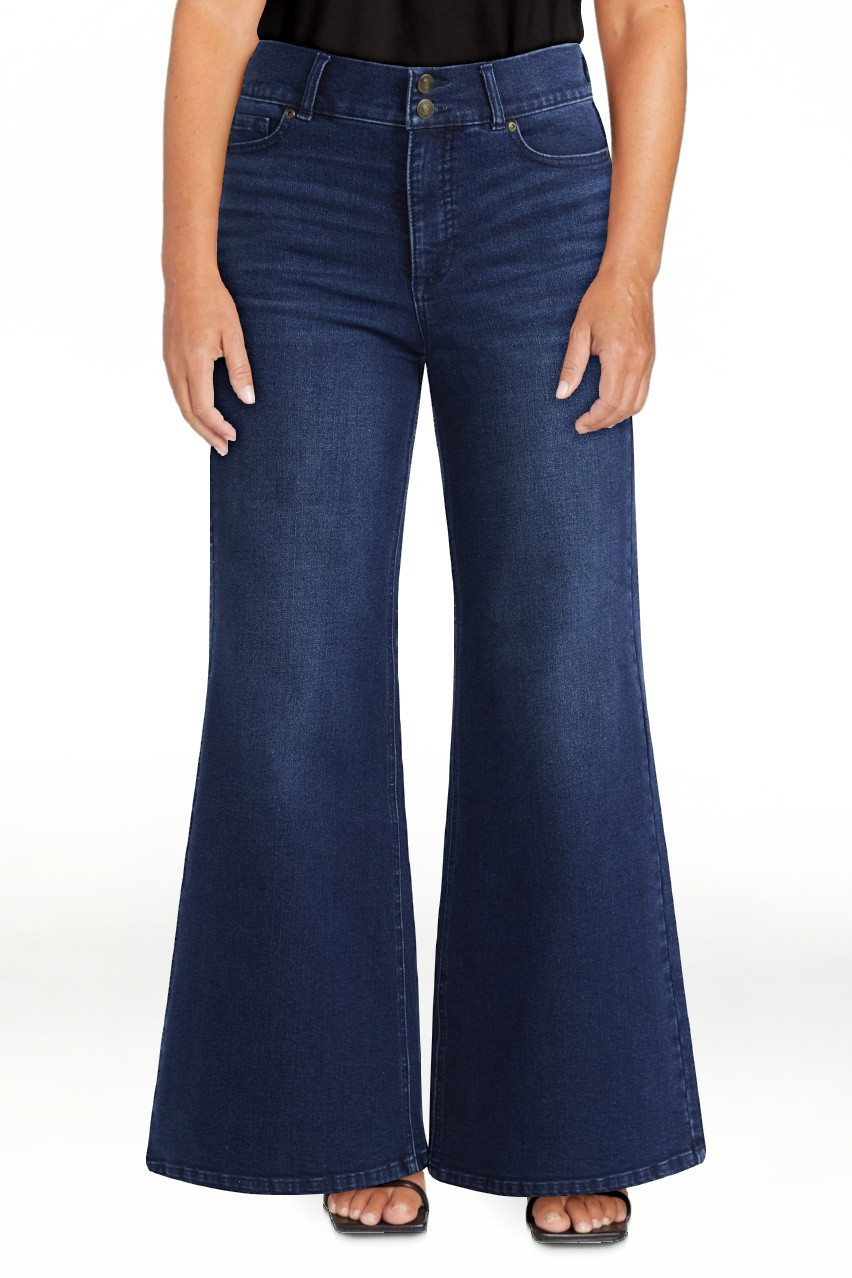 Sofia by Sofia Vergara Women's and Women's Plus Margot Wide Leg High Rise Jeans, 30.5" and 32.5" ... | Walmart (US)