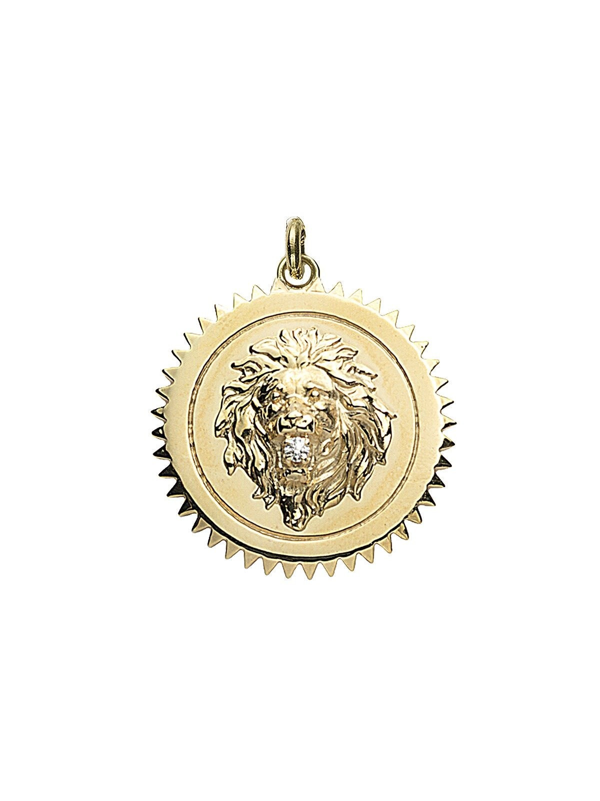 Baby Strength Yellow Gold Medallion Charm | YLANG 23