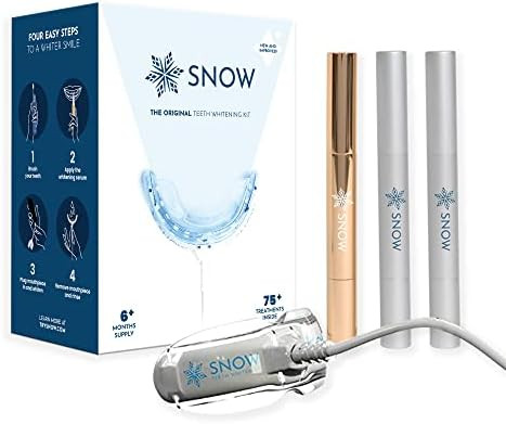SNOW Teeth Whitening Kit with LED Light, Complete at-Home Whitening System, LED Teeth Whitening K... | Amazon (US)
