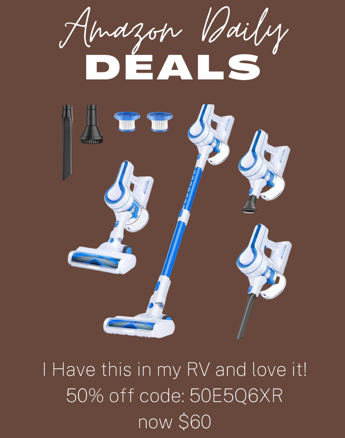 Daily Deals 50% off 
code: 50E5Q6XR 
ex11/6

#LTKSaleAlert #LTKFindsUnder100 #LTKHome