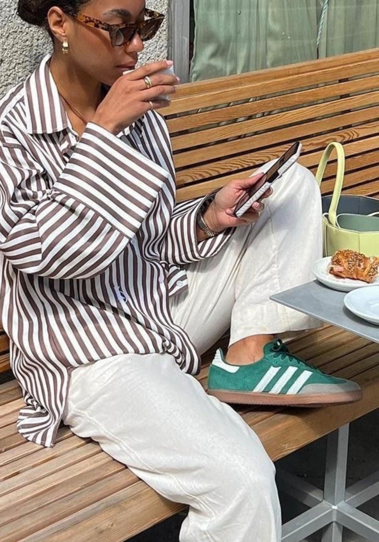Recreate the look!  Style inspo from Pinterest to your cart - Linking like and similar items to help you recreate this look! 🤎☕️


#spring fashion inspo
#summer fashion inspo
#striped button down shirt
#oversized shirt 
#linen pants 
#lime green tote
#work bag
#green adidas
#adidas samba OG 
#collegiate green 
#fashion sneakers
#gold ring
#gold earrings
#amazon jewelry 
#affordable jewelry 
#seasonal fashion 
#spring fashion 
#transition fashion 
#spring weather  
#summer fashion
#warmer weather 
#style inspo
#winter fashion
#office style
#office outfit inspo 
#fashion inspo
#outfit inspo
#casual style
#casual outfit 
#casual fashion 
#work fashion
#office outfit 
#weekend style
#date night outfit 
#happy hour outfit inspo
#socal style
#day at the beach
#beach style 
#dinner date outfit 
#mom style 
#mom outfit 
#airport outfit 
#airport style 
#travel outfit 
#style inspo
#Napa valley wine tasting 
#church outfit
#Sunday outfit 
#Nordstrom finds
#nordstrom fashion
#anthropologie
#amazon fashion finds
#amazon finds 
#gap fashion 
#designer look for less
#photo credit
#Pinterest
#Pinterest inspired
#photo credit to Pinterest 
#recreate the look 
#affordable fashion
#look alike 
#ootd 

#LTKOver40 #LTKootd #LTKWorkwear