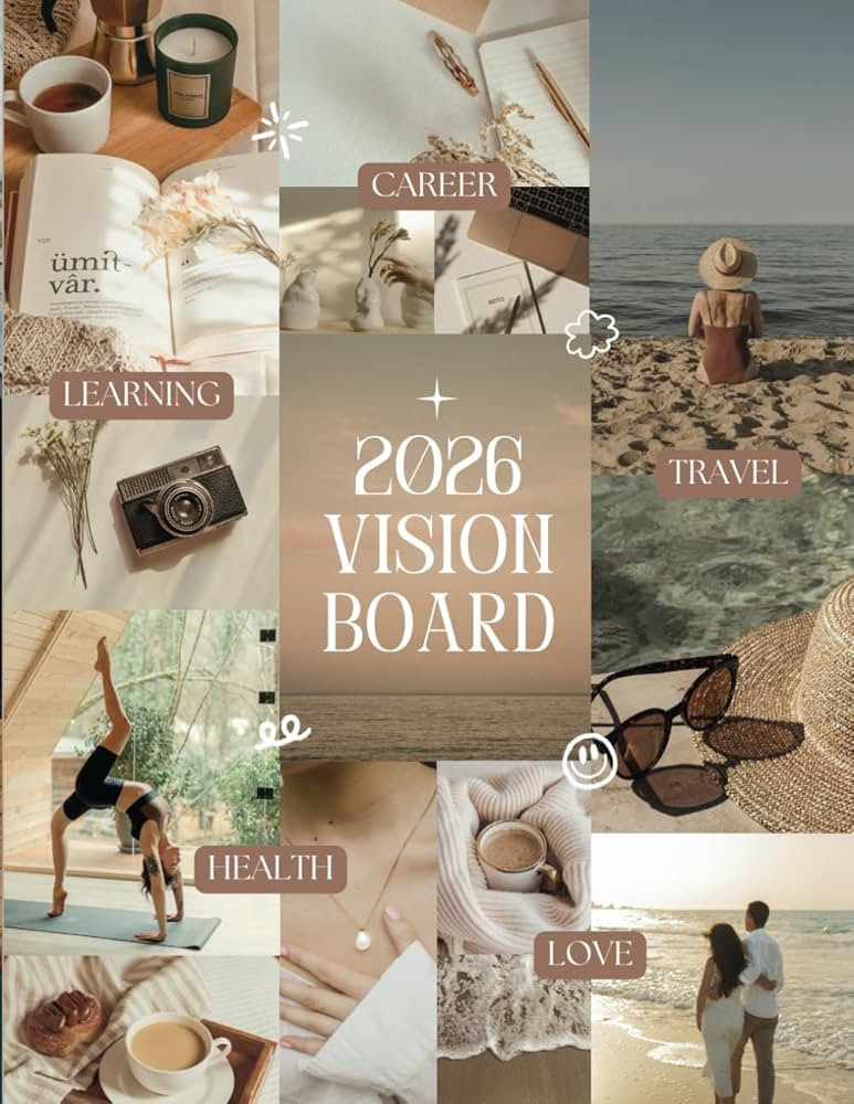 2026 Vision Board Clip Art Book for Women: Empowering Quotes, Affirmations, Pictures, and Images ... | Amazon (US)