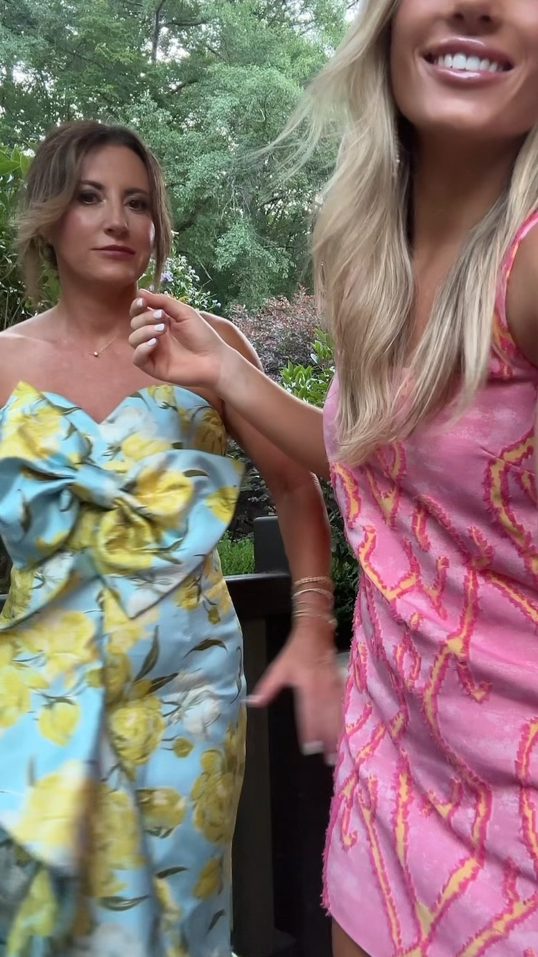 Rehearsal Wedding Outfits
In Wearing a size 6
My daughter is wearing a XS

MOB | Maid of honor | Wedding Guest Dress | Dress | Wedding | Pink Dress

#LTKWedding #LTKStyleTip #LTKVideo