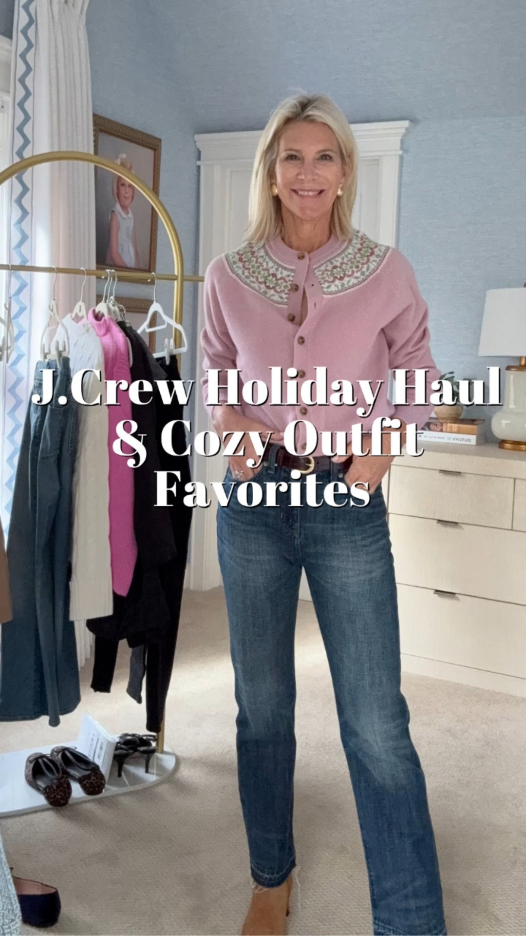 J.Crew really came through with the cutest winter and holiday staples. From the softest cashmere to navy + winter-white outfits and the prettiest pink sweater, everything feels so easy to style. And that scarf coat? Instant yes. @JCrew #injcrew #ad

#LTKHoliday