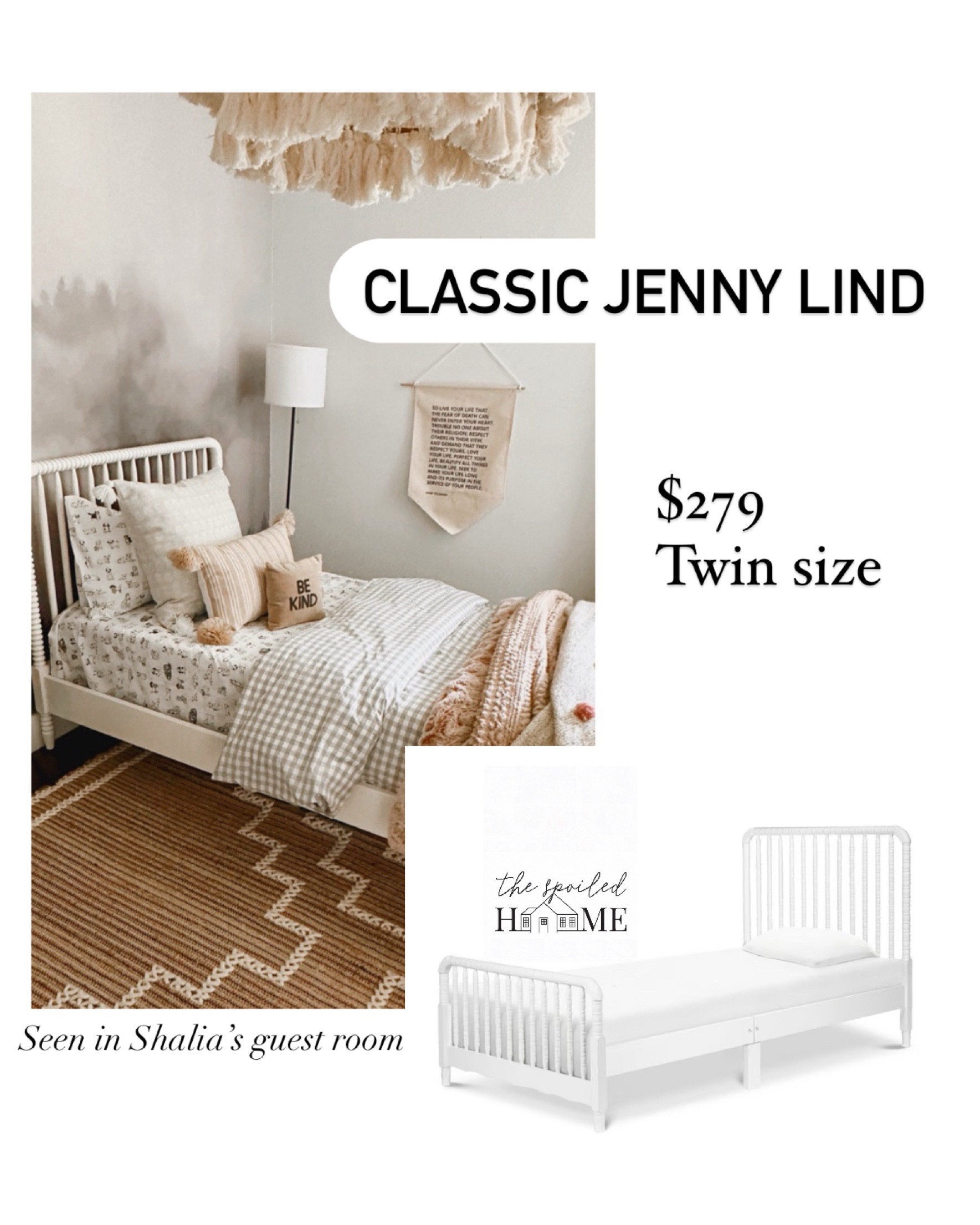 Love this twin size Jenny Lind bed 

#LTKfamily #LTKhome #LTKkids