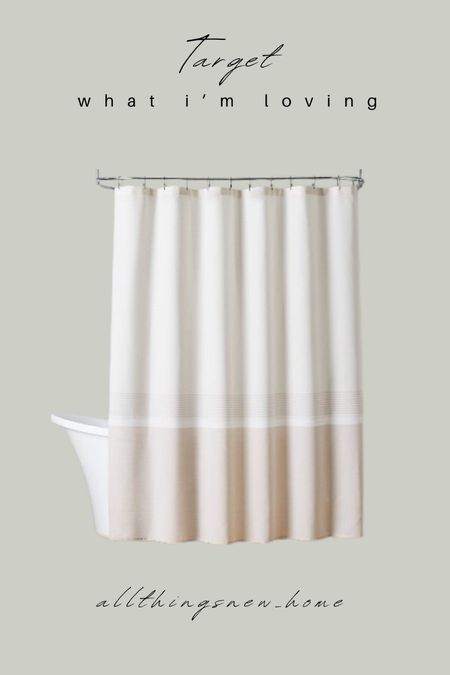 Love this color block shower curtain 

#LTKSaleAlert #LTKFindsUnder50 #LTKHome