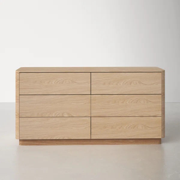 Mille 6 Drawer 60" W Double Dresser | Wayfair North America