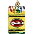 Old World Christmas Box of Crayons Blown Glass 2020 Unique Christmas Ornaments for Christmas Tree... | Amazon (US)