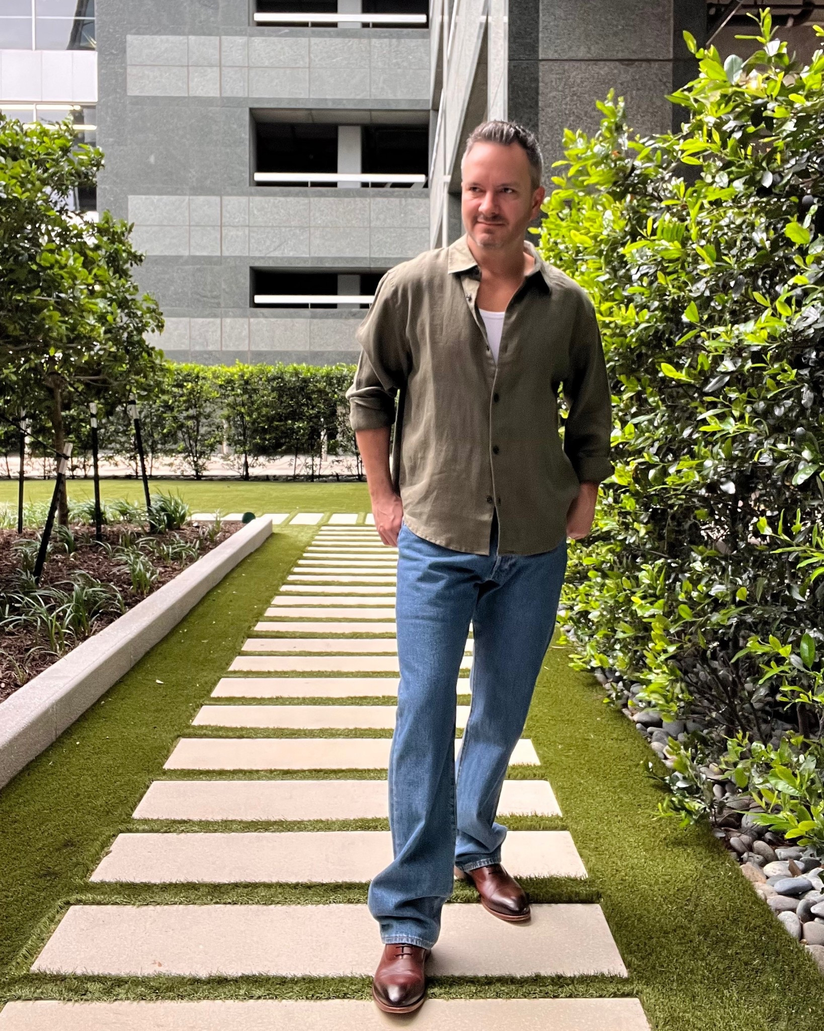 Hope I don’t blend in too much with the scenery. I have a feeling I will be living in linen shirt this summer and spring.

#LTKootd #LTKMens #LTKOver40