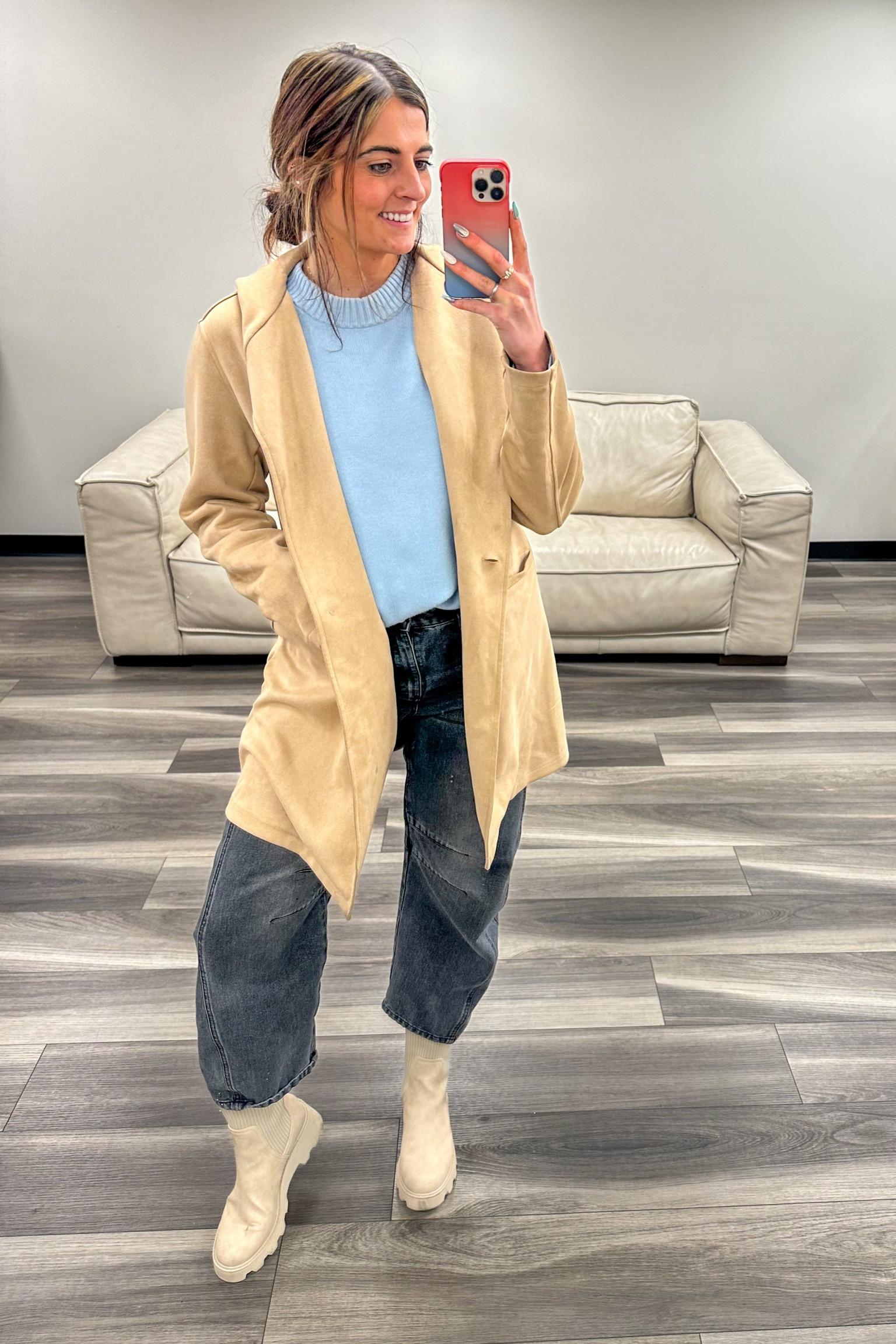 This shade of blue screams winter IMO.

#winterfit #winterfashion #workfashion #workfit #coat #wintercoat #sweater #sweaterweather #boots #denim #holidayfashion #holidayfit 

#LTKStyleTip #LTKSaleAlert #LTKSeasonal